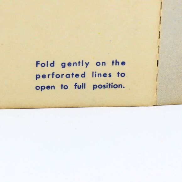 Vintage Birthday Greeting Card 3D Country Scene Red Roses 1930s Ephemera Artwork - Picture 6 of 7